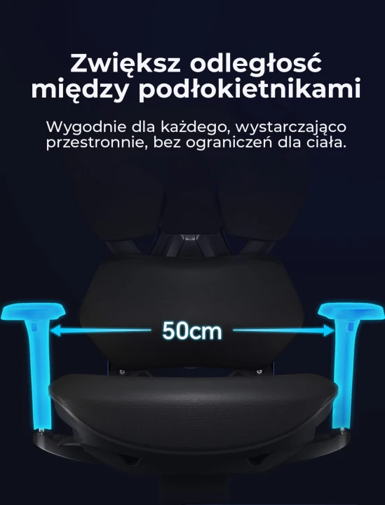 Fotel gamingowy obrotowy dla graczy do biura  regulowany ergonomiczny
