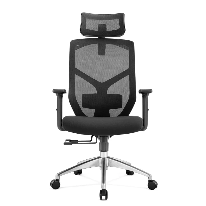 Fotel biurowy ergonomiczny do biura i domu regulacją czarny