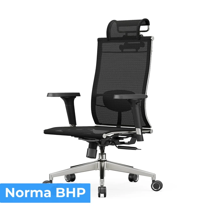 Fotel biurowy ergonomiczny z regulacją odchylenia  iO