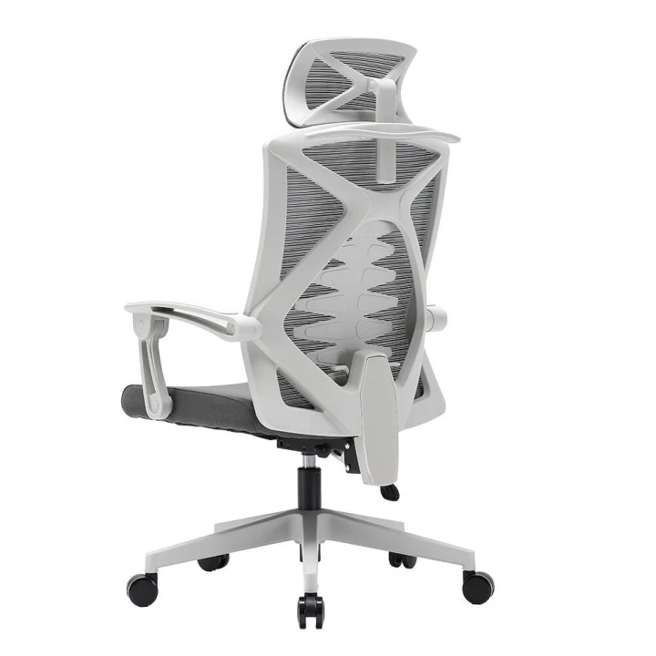 Fotel ergonomiczny biurowy obrotowy Spino szary