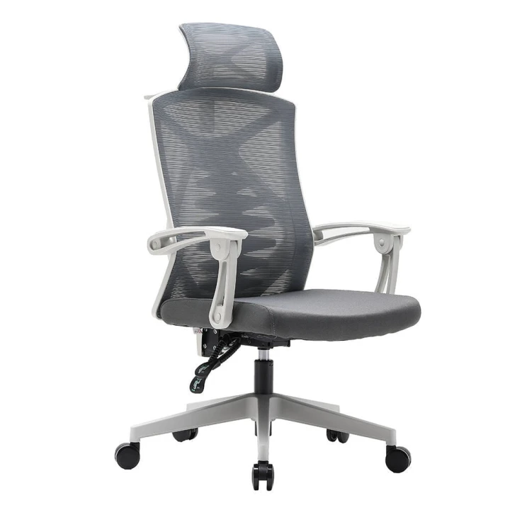Fotel ergonomiczny biurowy obrotowy Spino szary