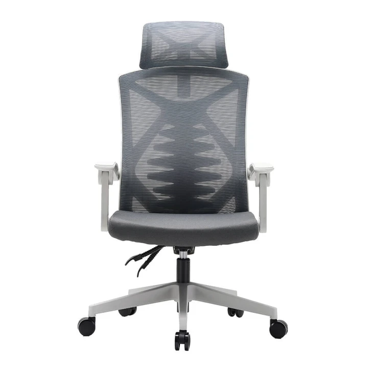 Fotel ergonomiczny biurowy obrotowy Spino szary