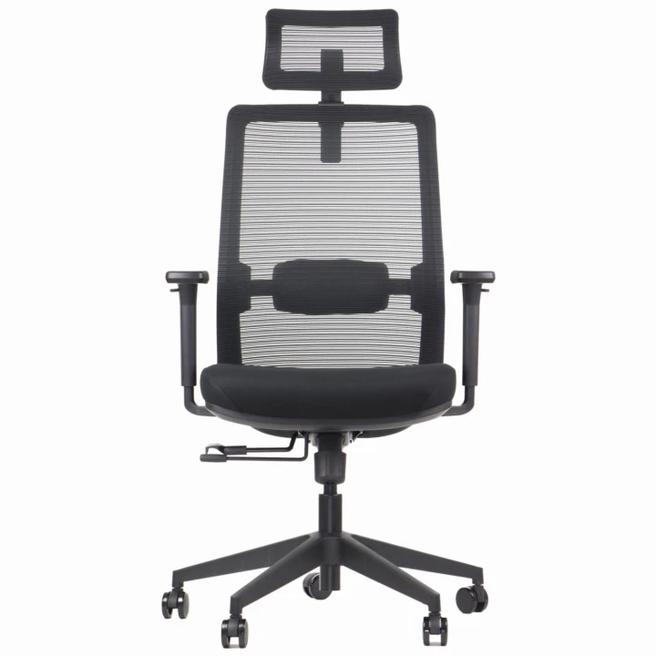 Fotel biurowy ergonomiczny krzesło obrotowe do biura CUTLER 2 czarny