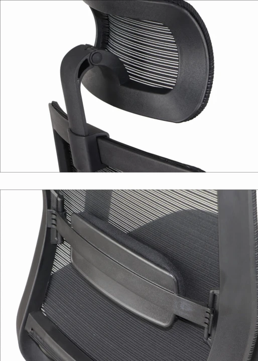 Fotel biurowy ergonomiczny krzesło obrotowe do biura CUTLER 2 czarny
