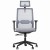 Fotel biurowy ergonomiczny do biura domu CUTLER 2  szary