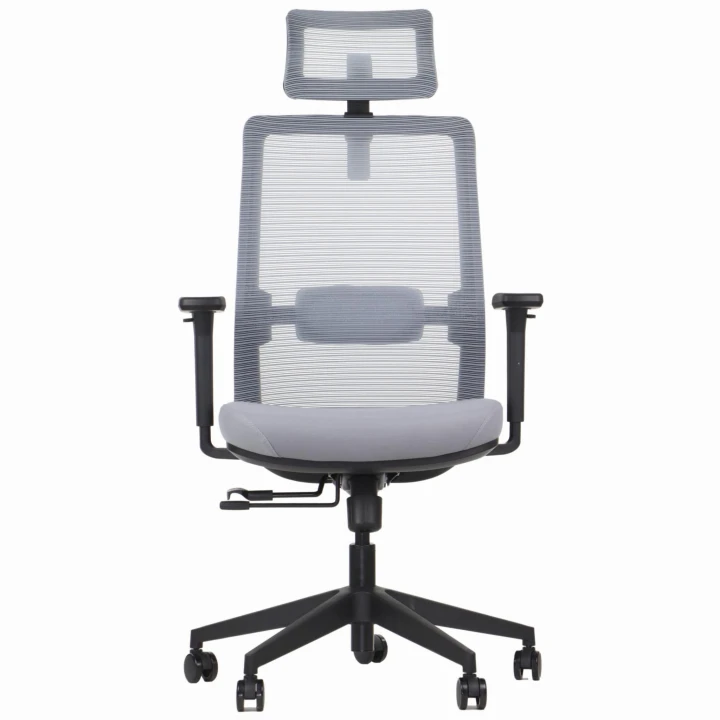 Fotel biurowy ergonomiczny do biura domu CUTLER 2  szary