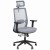 Fotel biurowy ergonomiczny do biura domu CUTLER 2  szary