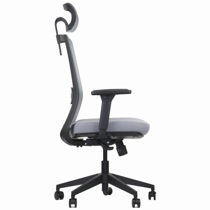 Fotel biurowy ergonomiczny do biura domu CUTLER 2  szary