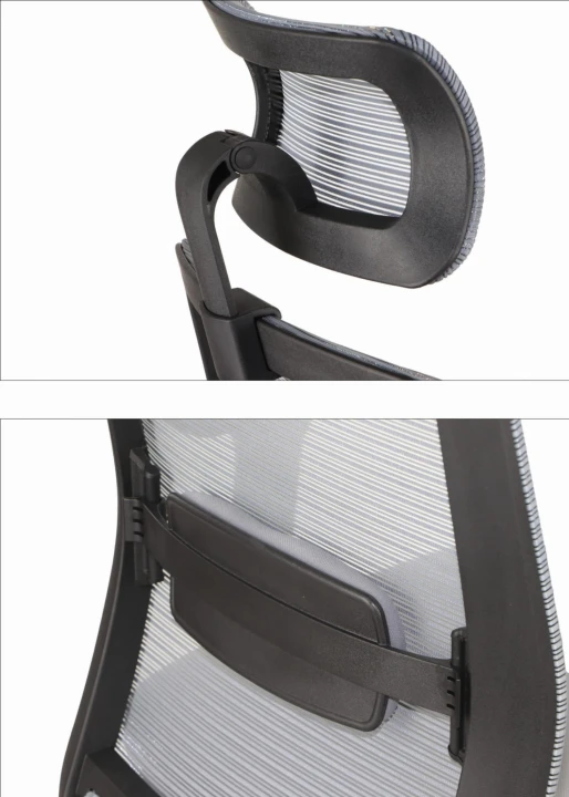 Fotel biurowy ergonomiczny do biura domu CUTLER 2  szary