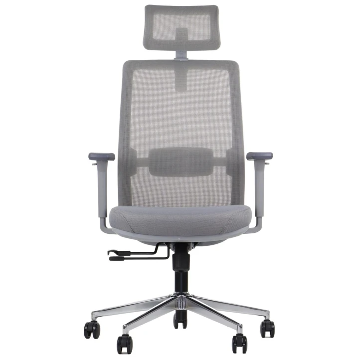Fotel biurowy ergonomiczny krzesło do pracy biura CUTLER GF szary