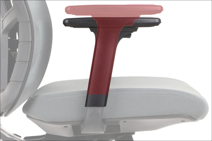 Ergonomiczny fotel biurowy obrotowy do biura i home office AKCENT szary-czarny podstawa chromowana