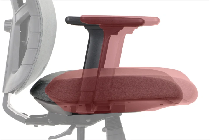 Ergonomiczny fotel biurowy obrotowy do biura i home office AKCENT/F czarny podstawa chromowana