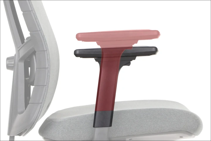 Ergonomiczny fotel biurowy obrotowy do biura i home office AKCENT/F grafit podstawa chromowana