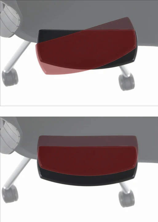 Ergonomiczny fotel biurowy obrotowy do biura i home office AKCENT PLUS czarny mechanizm samoważący podłokietniki 4D
