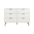 Komoda do sypialni salony 6 szuflad biała homestyleconcept.pl.png