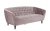 Sofa 3 osobowa Ria Velvet dusty rose Sofa