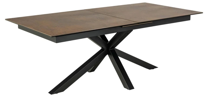 Stół do salonu Heaven rozkładany 200/240cm brązowy dla 8-10 osób duży