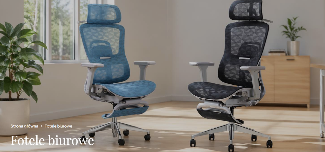 fotele biurowe ergonomiczne