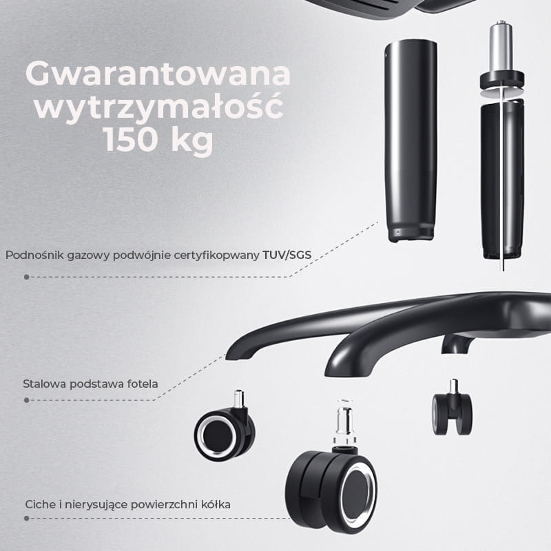 stabilna metalowa podstawa