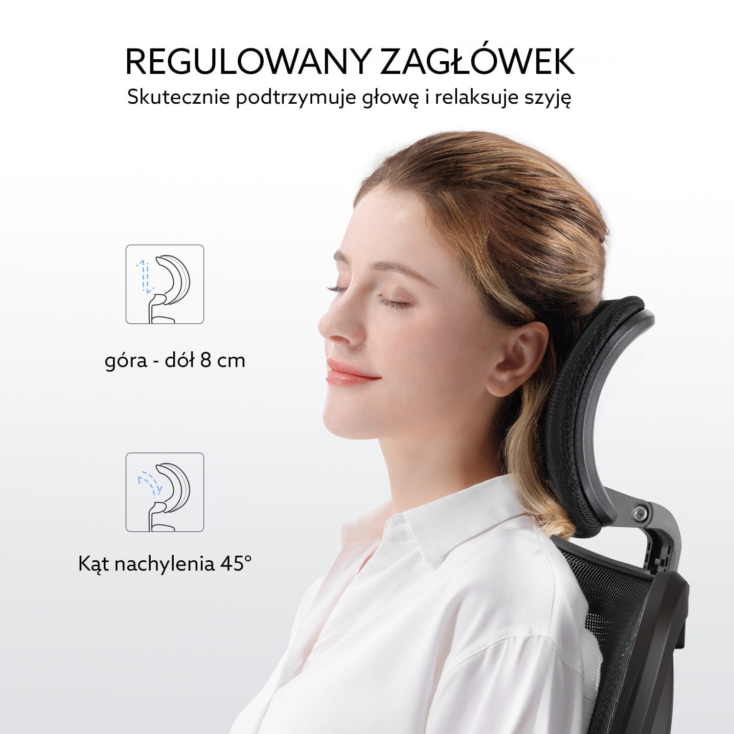 Regulowany zagłówek