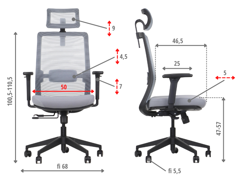fotel biurowy ergonomiczny homestyleconcept.pl